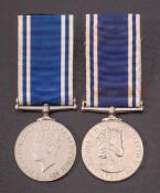 Two police Exemplary medals' Const. Hugh P.Kelly' and 'Const. E.