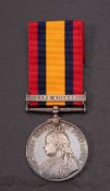 A Queen's South Africa Medal with Cape Colony clasp, 'Serjt W.Peterson I.