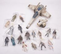 Hasbro and others , A collection of loose Star Wars figures including Bib Fortuna,