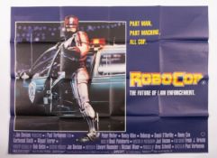 An UK quad film poster for 'Robocop'' (1987)