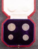 A 1905 Maundy set in case of issue.