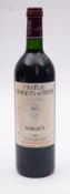 A bottle Marquis de Terme 1998 4th growth Margaux.