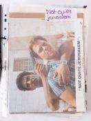 Sets of UK lobby cards for 'Not Quite Jerusalem' (1985), 'Shock Treatment' (1981),