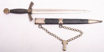 A WWII Luftwaffe dagger, maker Paul Wyersberg & Co, Solingen,