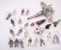 Hasbro and others , A collection of loose Star Wars figures including Darth Vader,