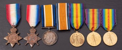 A WWI trio,'J38899 C.A.Norman Boy.1.RN', WWI pair '7967 Pte T.