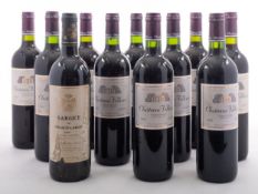 Eleven bottles of Ch. Villars.