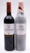 Two bottles of Ontanon Rioja 2005. Gran Reserva.