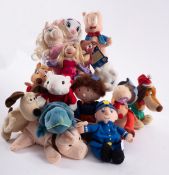 A collection of Disney soft toys various. All items are unchecked for completeness.
