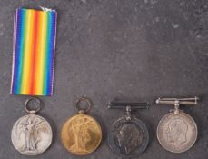 A collection of four WWI medals,