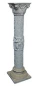 A composition columnar pedestal in late Gothic taste, modern; with Composite capital,