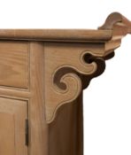 An American bleached oak sideboard, by Raymond K.