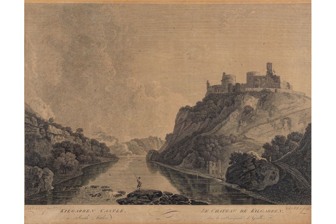 After Richard Wilson (British,1714-1782) Kilgarren Castle, - Image 1 of 2