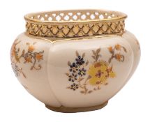A Zsolnay Pecs porcelain jardiniere,