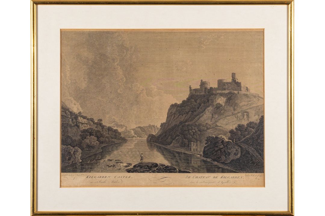 After Richard Wilson (British,1714-1782) Kilgarren Castle, - Image 2 of 2