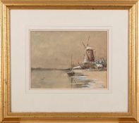 Dutch School (20th Century) Windmill by