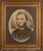 Victorian portraits of two men and a wom