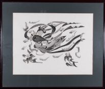 A pair of Balinese woodblocks, depicting