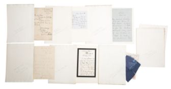 AUTOGRAPH LETTERS SIGNED. comprising: Charles Fechter; E. L.