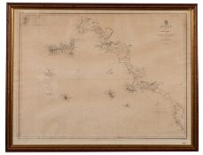 SANTINI, Paolo. Nouvelle Carte De L'Etat De L'Eglise, Dressée sur Celle Du P.