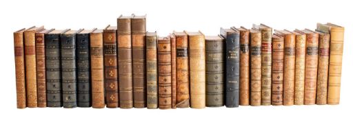 LEATHER BINDINGS. LITERATURE & THEOLOGY. THACKERY, W. M.