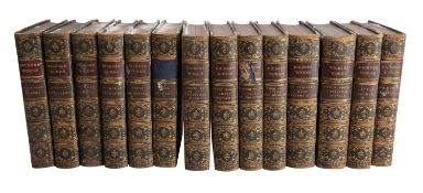 LEATHER BINDINGS. Dickens, Charles. Works, pub. Chapman & Hall (c.