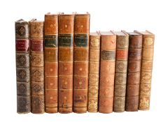 LEATHER BINDINGS. CLASSICS, HISTORY & BIOGRAPHY.