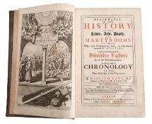CAVE, William. Apostolici or, the History of the Lives, Acts, Death and Martyrdoms. 3rd. edn.
