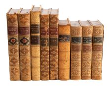 [LEATHER BINDINGS]. Memoirs of the Duke of Marlborough, London 1847-48, 3 vol.