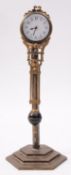 An Edwardian pendulum clock, with later