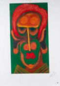 Aldo Rusconi (Italian, 20th Century) Male portraits two oils on paper,