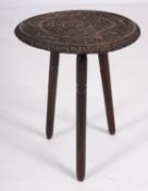 An Anglo-Indian circular occasional tabl