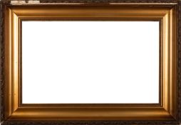 A wood and composite picture frame, 65 x