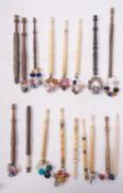 A collection of seventeen 19th century t
