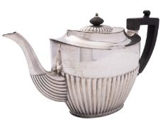 A George V three piece tea service by Richard Richardson, Sheffield 1919,