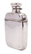 An Edward VII silver spirit flask and cup by William Hutton & Sons Ltd, London 1904, marks rubbed,