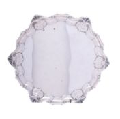An Edward VII silver salver by William Hutton & Son, London 1903,