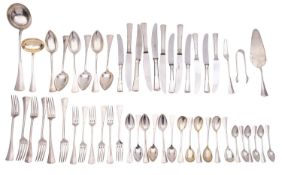 An Austria-Hungary canteen of Art Deco flatware, 1872-1922 Pest .