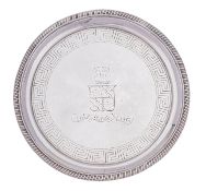 A George III silver tea pot stand by Robert Hennell I & Samuel Hennell, London 1802,