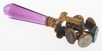 A Victorian seal wheel,