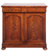A Victorian mahogany chiffonier, circa 1