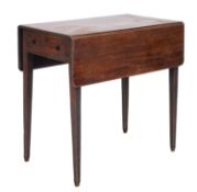 A George III mahogany Pembroke table, ci