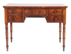 A George IV mahogany dressing or writing