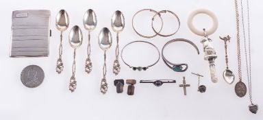 A mixed group of items,