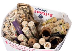 Twenty unused rolls of Liberty wallpaper of 'briarwood' pattern together with a quantity of