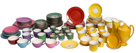 A collection of Crown Ducal and other 1920s/30s tea and coffee wares,