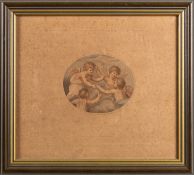 After Giovanni Battista Cipriani (British, 1727 - 1785) - Pomona - Stipple engraving - 19.5 x 19.