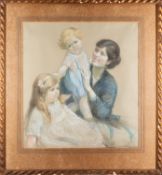 British School, 20th Century - two pictures- Mrs Charles H.