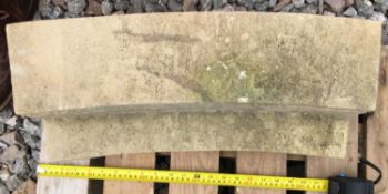 Three hood mouldings of Doulting stone.