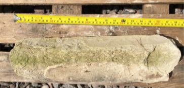 Another, a common mullion with chamfered sides, 51cm long,